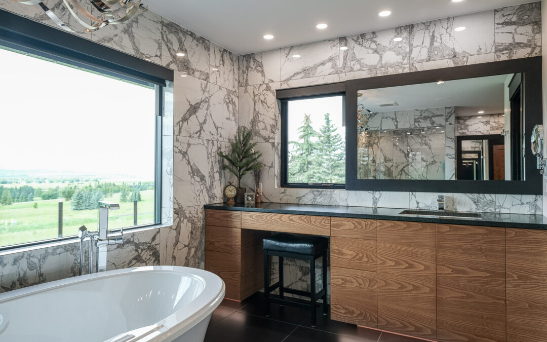 Springbank Mountainview Home: Tripled Kitchen Space and Tailored Interiors